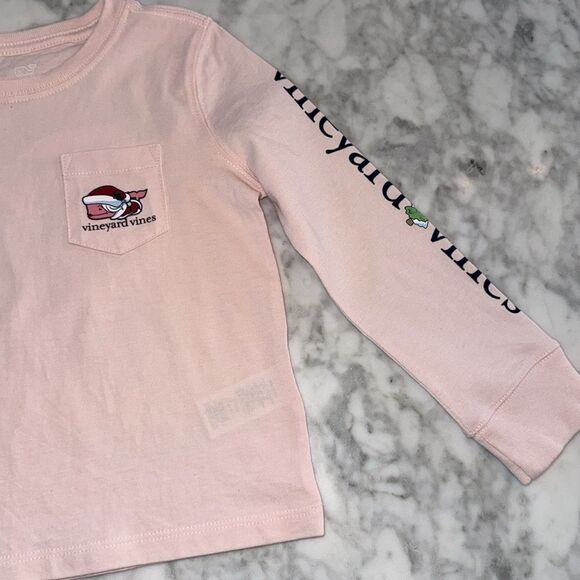 VVines Kids' Pink and White Long Sleeve Shirts 3T - Picture 11 of 12